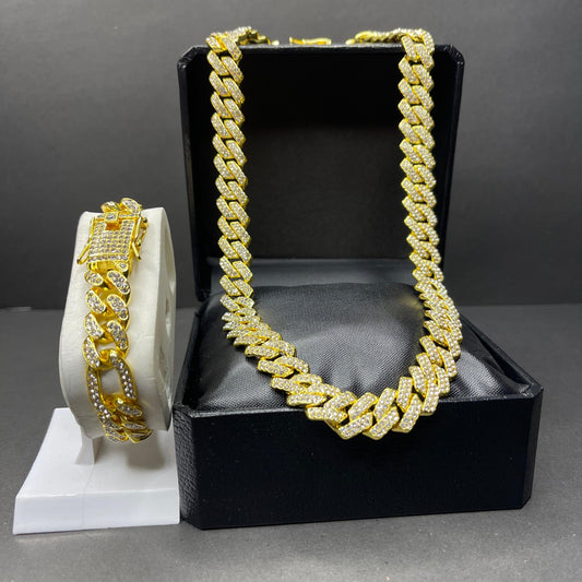 🟡Sun Blaze: Chain & Bracelet Set