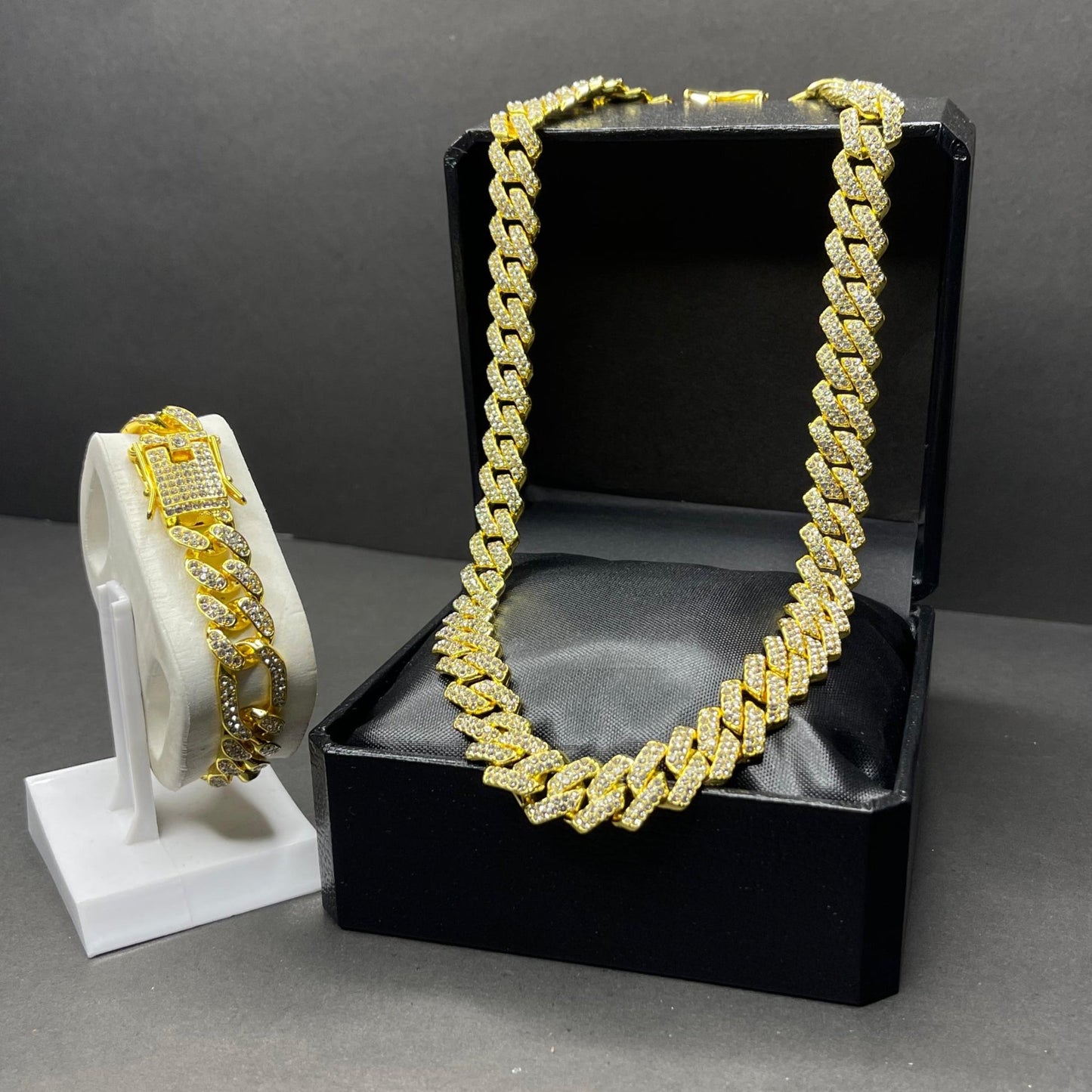 🟡Sun Blaze: Chain & Bracelet Set